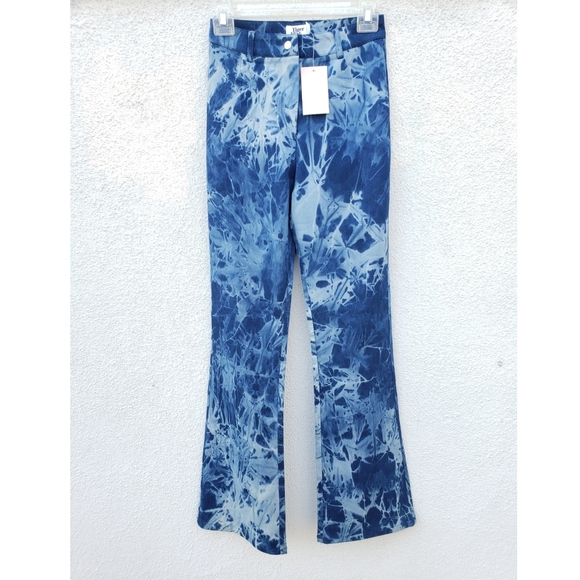 Tiger Mist Tie Dye High Rise Bootcut Pants - Picture 3 of 7